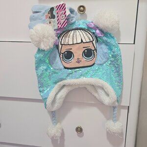 LOL Girls Sequin Winter "Trapper" Hat